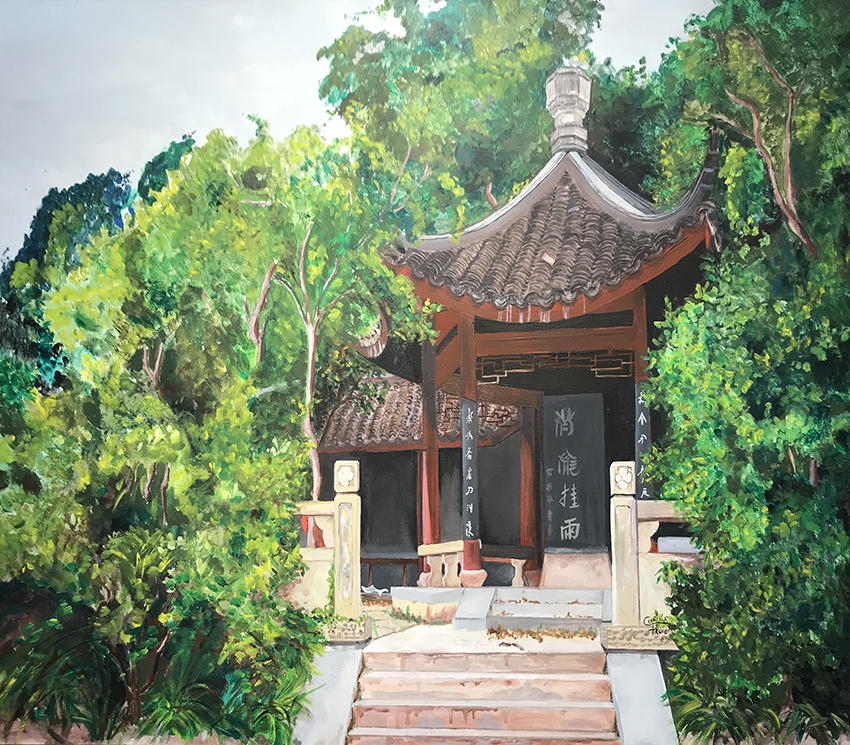 满陇桂雨-科里娜·普罗奥耶娣Corina Proietti-60x80cm